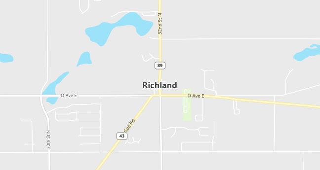 Map of Richland, MI