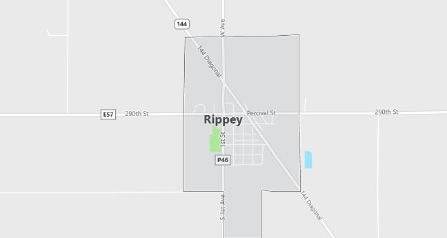 Map of Rippey, IA