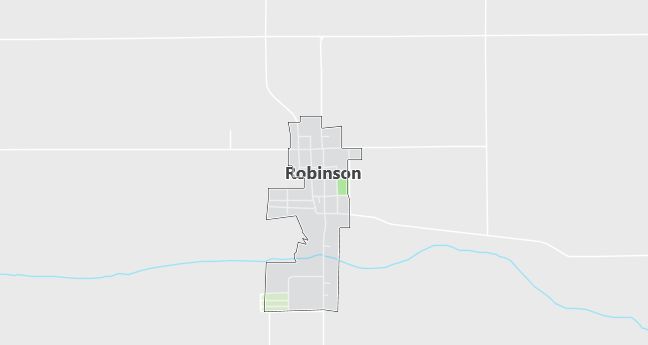 Map of Robinson, KS