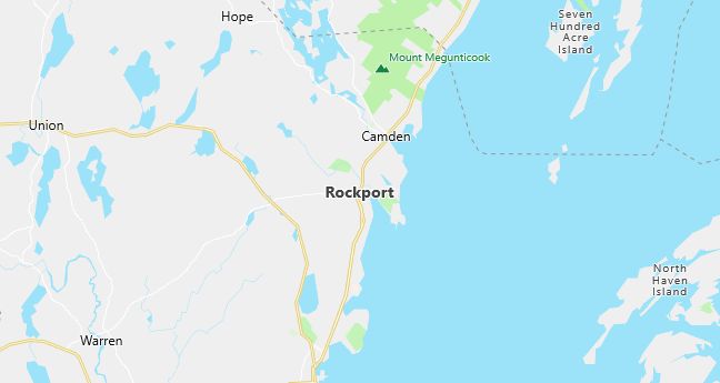 Map of Rockport, ME