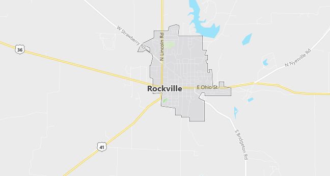 Map of Rockville, IN