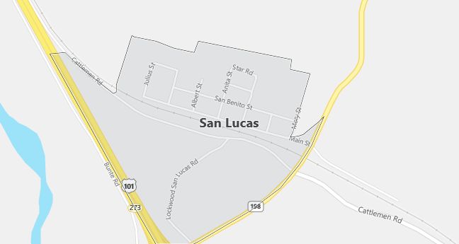 Map of San Lucas, CA