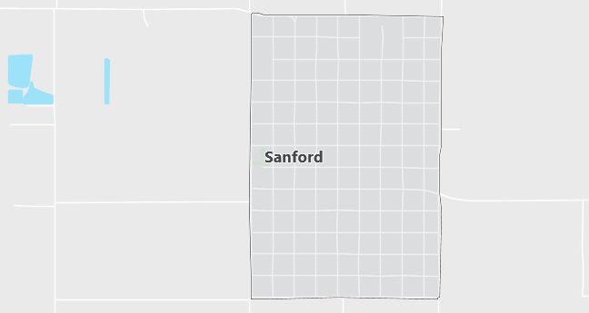 Map of Sanford, CO