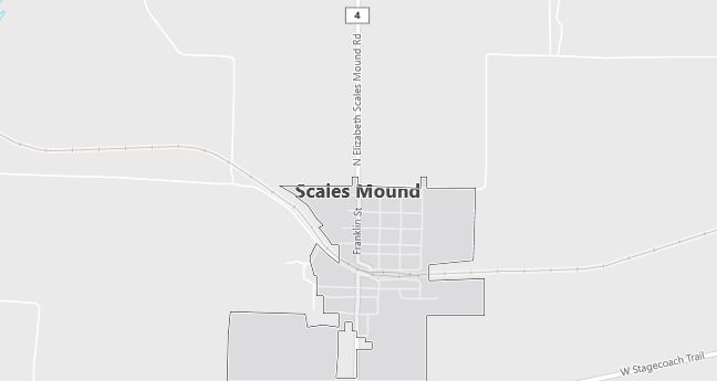 Map of Scales Mound, IL