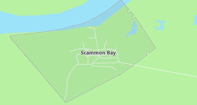 Map of Scammon Bay, AK