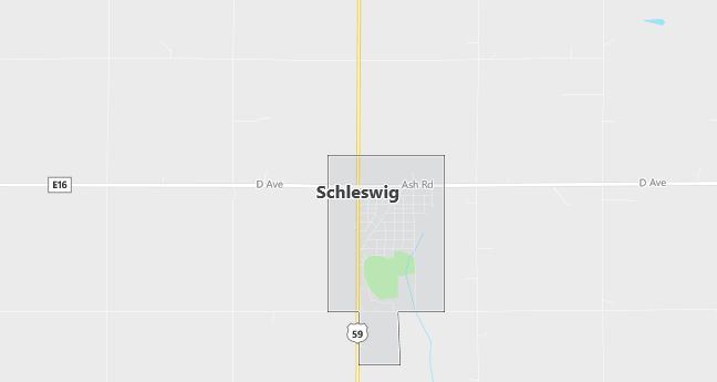 Map of Schleswig, IA