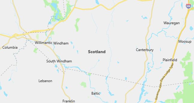 Map of Scotland, CT