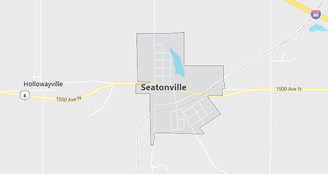 Map of Seatonville, IL