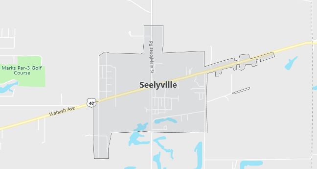 Map of Seelyville, IN