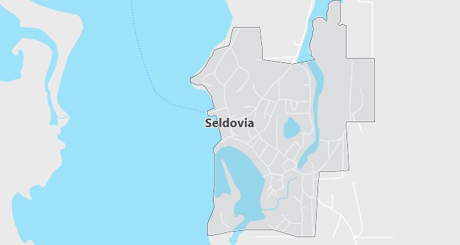 Map of Seldovia, AK