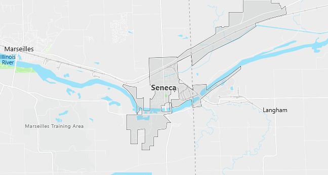 Map of Seneca, IL