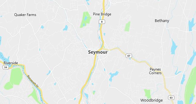 Map of Seymour, CT