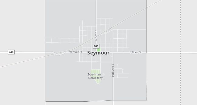 Map of Seymour, IA