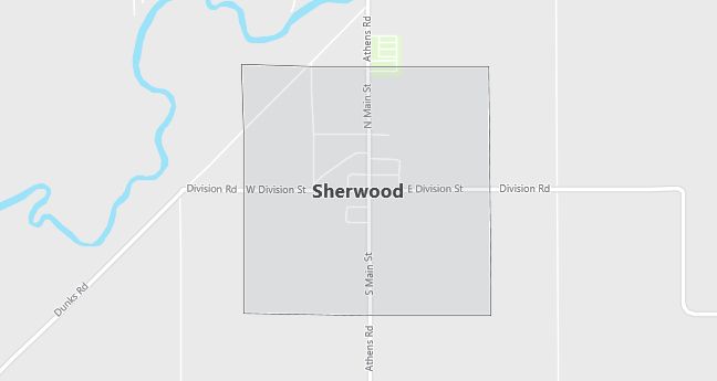 Map of Sherwood, MI