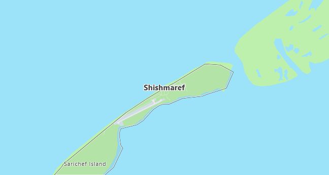 Map of Shishmaref, AK