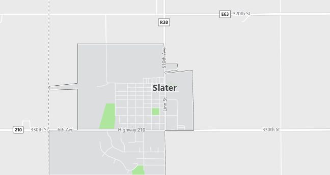 Map of Slater, IA