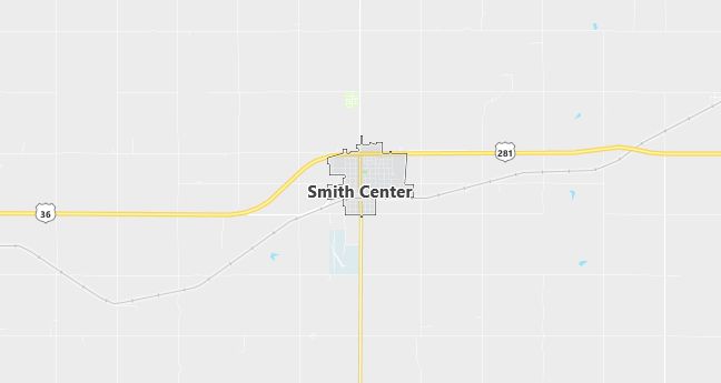 Map of Smith Center, KS