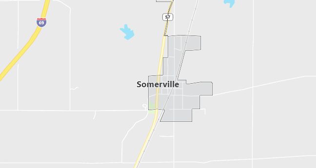 Map of Somerville, IN