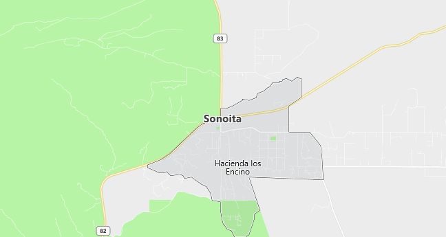 Map of Sonoita, AZ