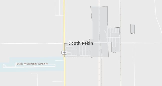 Map of South Pekin, IL