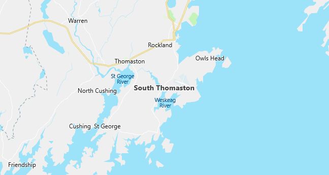 Map of South Thomaston, ME