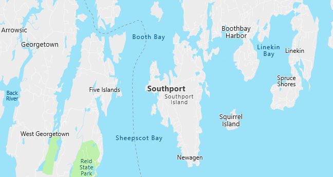 Map of Southport, ME