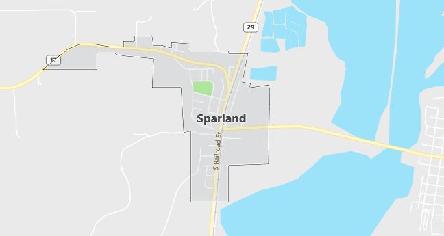 Map of Sparland, IL