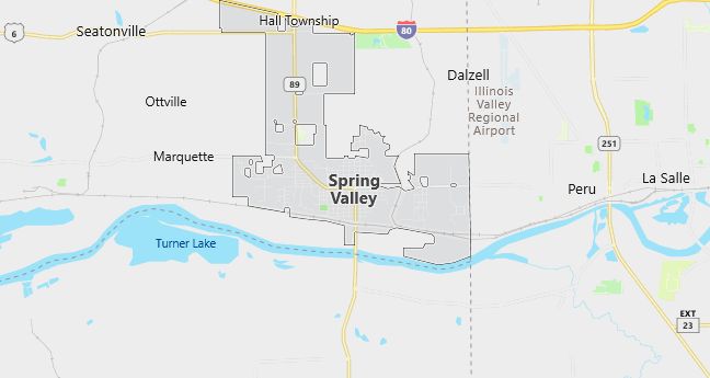 Map of Spring Valley, IL