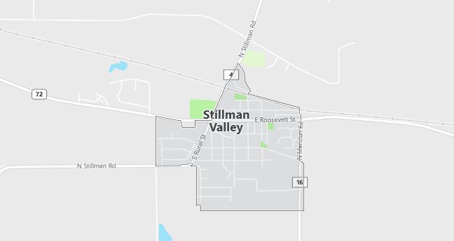 Map of Stillman Valley, IL