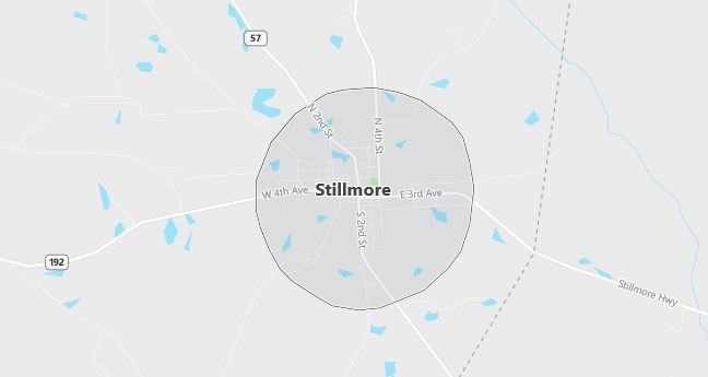 Map of Stillmore, GA