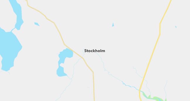 Map of Stockholm, ME