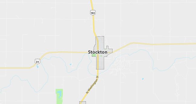 Map of Stockton, KS