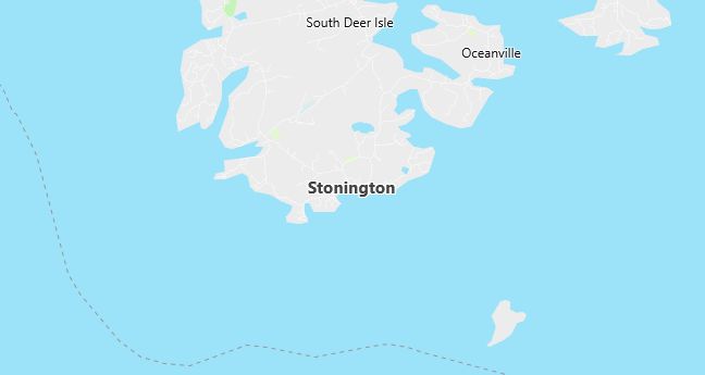 Map of Stonington, ME