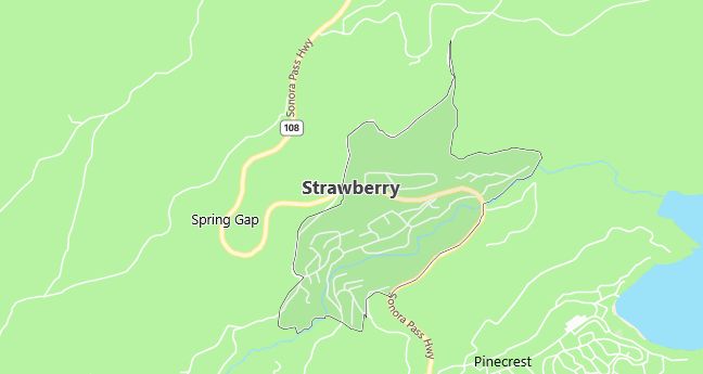 Map of Strawberry, CA