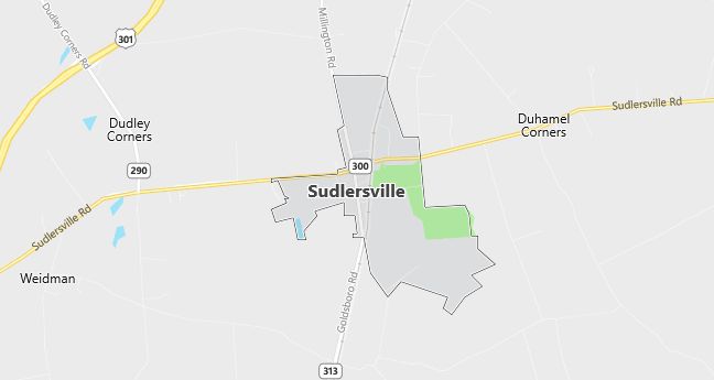 Map of Sudlersville, MD