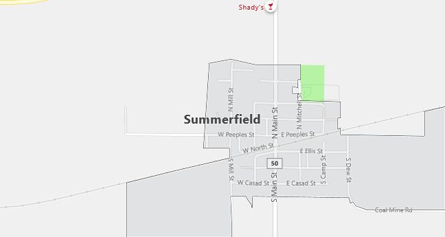 Map of Summerfield, IL