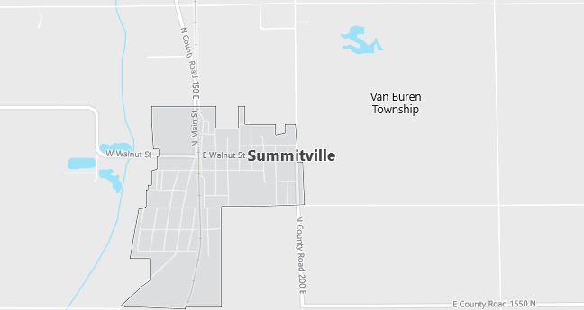 Map of Summitville, IN