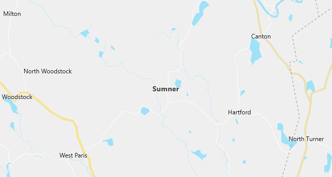 Map of Sumner, ME