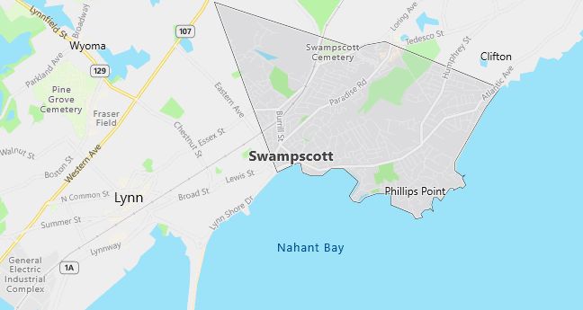 Map of Swampscott, MA