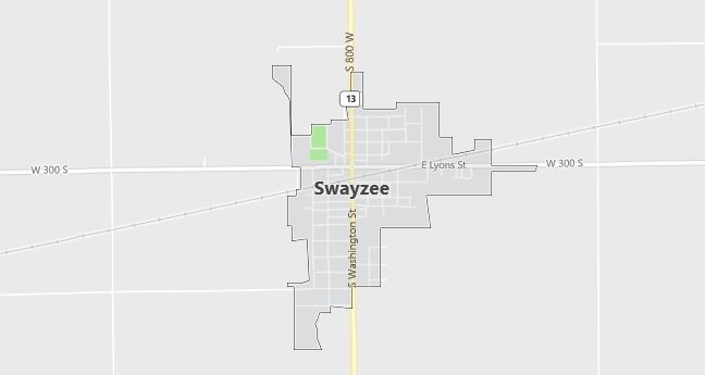 Map of Swayzee, IN