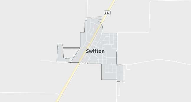 Map of Swifton, AR