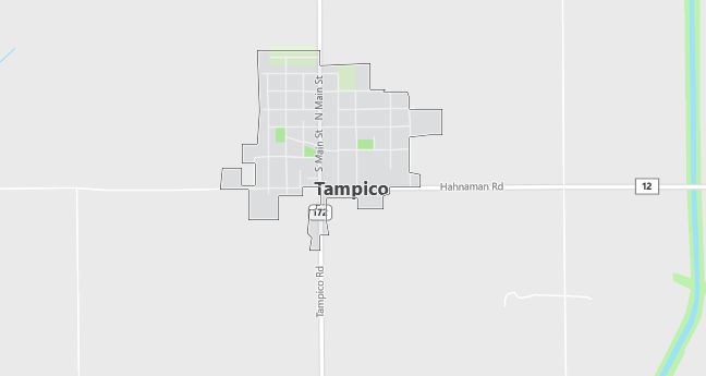 Map of Tampico, IL