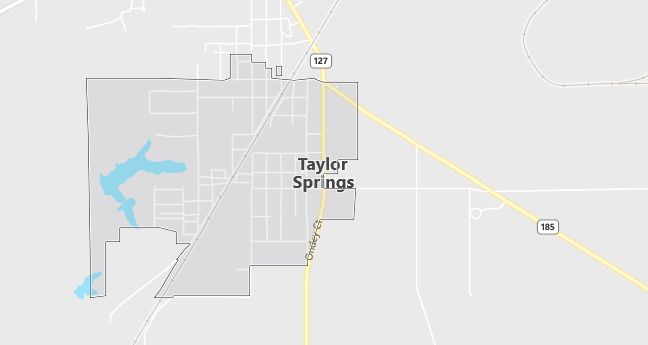 Map of Taylor Springs, IL