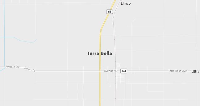 Map of Terra Bella, CA