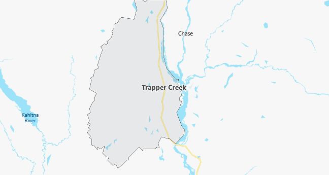 Map of Trapper Creek, AK