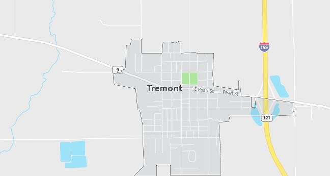 Map of Tremont, IL