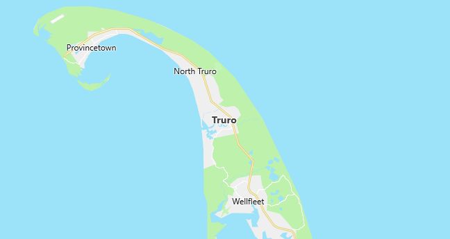 Map of Truro, MA