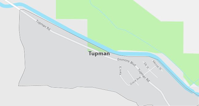 Map of Tupman, CA