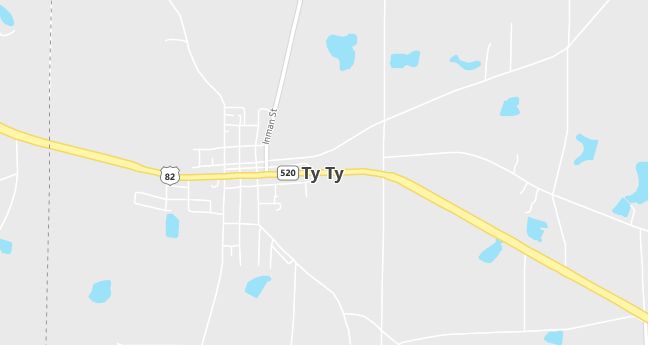 Map of Ty Ty, G