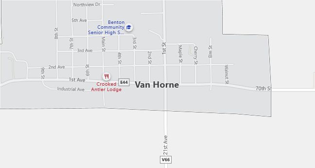 Map of Van Horne, IA